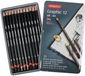 Derwent Graphic Medium potloden set in blik assorti 12 stuks