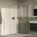 Brauer Oblivion - Inloopdouche - Helder Glas - 100 x 200 cm - incl. Glascoating - PVD RVS-Kleurig Geborsteld