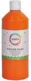 Qrea Plakkaatverf Oranje 500ml | 6 stuks