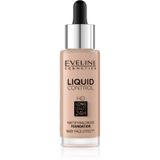 Eveline Liquid Control HD Foundation met Niacinamide, 32ml, Lichtroze