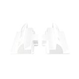 enjoy solar ABS zonnepaneel 180 mm houder spoiler houder in wit, ideaal voor campers, caravans en boot