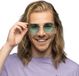 Boland Partybril Hippie XL groen