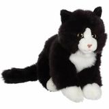 GIPSY TradinQ Knuffel Gipsy Kat Zwart/Wit
