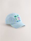 Next - Meisjes - Pet met appelprint - Blauw