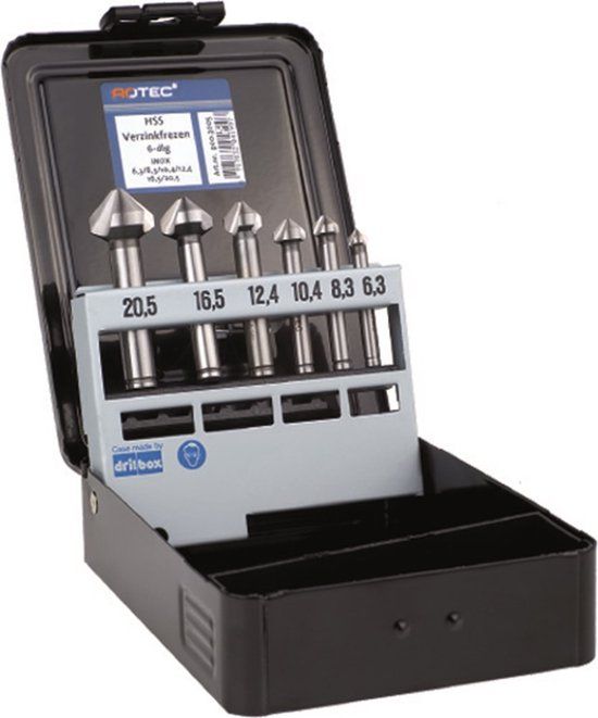Rotec 7 dlg. Cass. Verzinkfr. INOX 6,3/8,3/10,4/12,4/16,5/20,5/2