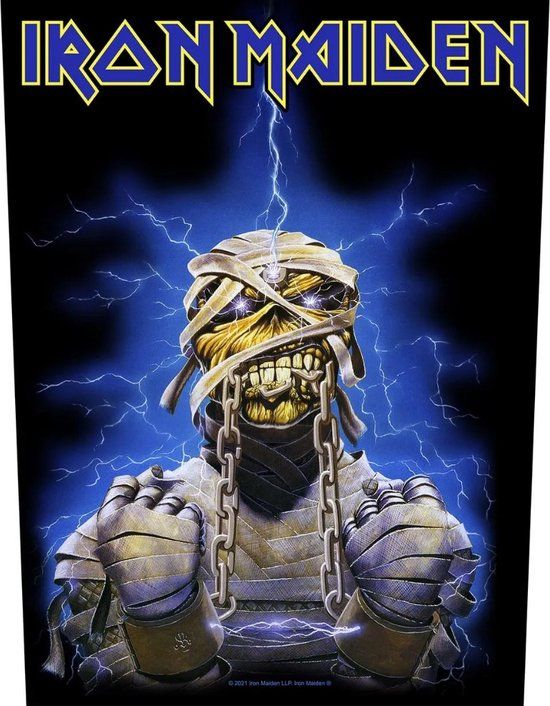 Iron Maiden Powerslave Eddie Unisex Embleem - meerkleurig - Standard