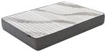 Matelas en mousse à mémoire de forme, gris, 90 x 190 cm, hauteur 23 cm