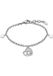 LOTUS Style Damesarmband staal Asscher zirkonia blauw