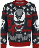 Venom (Marvel) Venom Face Heren Christmas jumper - meerkleurig - S