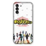 Beschermhoes Samsung Galaxy S21 Plus Beschermhoes, Manga My Hero Academia, wit