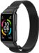Strap-it Milanees Smartwatch bandje - Geschikt voor Honor Band 6 - Zwart