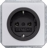 Siemens 5UH1055 Couvercle de prise murale avec terre Argent Matériel de commutation 1 pièce(s)