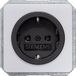 Siemens 5UH1055 Couvercle de prise murale avec terre Argent Matériel de commutation 1 pièce(s)