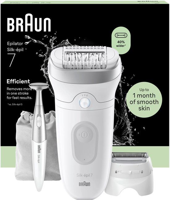Braun Silk·épil 7 - Wet & Dry Epilator - 7-241 - Zilver