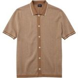 OLYMP Casual Polo shirt Regular Fit Manches courtes caramel