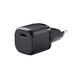 Watio Wave Oplader: ultrakleine wandlader, 1 USB-C-aansluiting, vermogen 20 W, ondersteuning voor PD, compact en zwart design