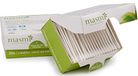 Masmi Wattenstaafjes van geperst biologisch papier, 100% biologisch afbreekbaar en niet chloorgebleekt (200)