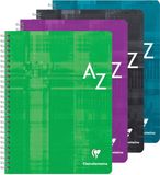 Clairefontaine 8999C, Cahier, Assorted colours, 90 g/m², Softcover, Ruled (5 x 5 mm)