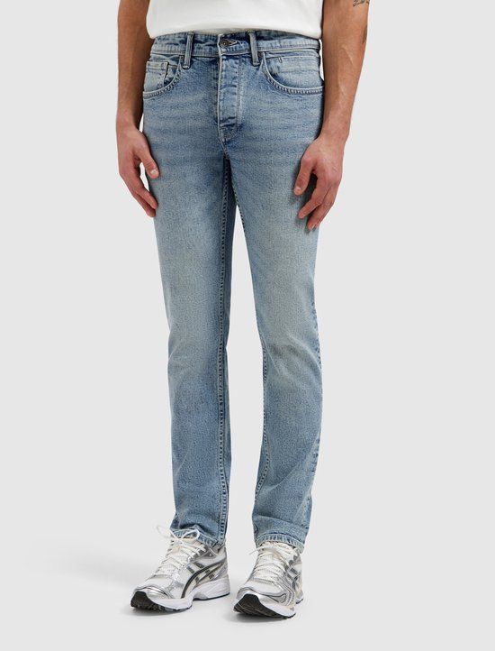 PURE PATH The Ryan Slim Fit Jeans Heren - Broek - Lichtblauw - Maat 31