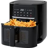 KitchenBrothers Airfryer XL - PFAS-Vrij - 1600W - 6L - Zwart
