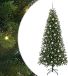 vidaXL - Kunstkerstboom - Groen - 210 cm - PE en PVC