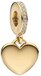 Pandora Bedel Hangend Hart Goud 768761C01 - Verguld metaal