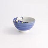 Merkloos / Sans marque TOKYO DESIGN STUDIO Seafood Rice Bowl 11.2x6.2cm 300ml Crab Blue LB54/KB