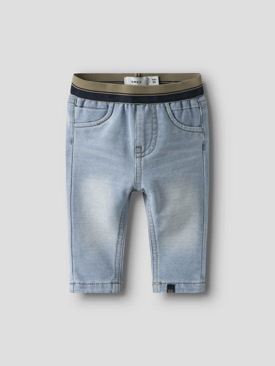 NAME IT Baby NBMSILAS SLIM SWE JEANS 7025-TR NOOS - Blauw - Maat 50