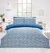 Rapport Home Dekbedovertrek Pebbles - blauw - microvezel - 2-persoons - 200x200 cm