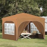 Maison Exclusive Tente de réception pop-up, 290 x 290 x 245 cm, beige