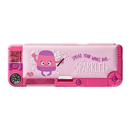 Tinc Pop-Out Compartiment School Etui - Paars