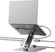 Icecat Support d'ordinateur portable avec station d'accueil USB C 6en1 - Hdmi 4K @60Hz - Gigabit Ethernet - 100W power delivery - IPad Pro - XPS