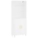 vidaXL Hoge kast, wit, 69,5 x 34 x 180 cm, houtvezel