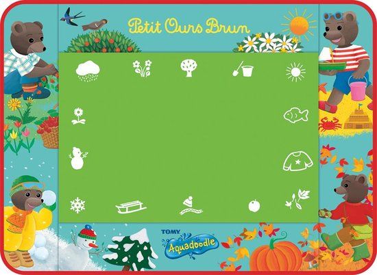 Aquadoodle Wandkleedje Bruin