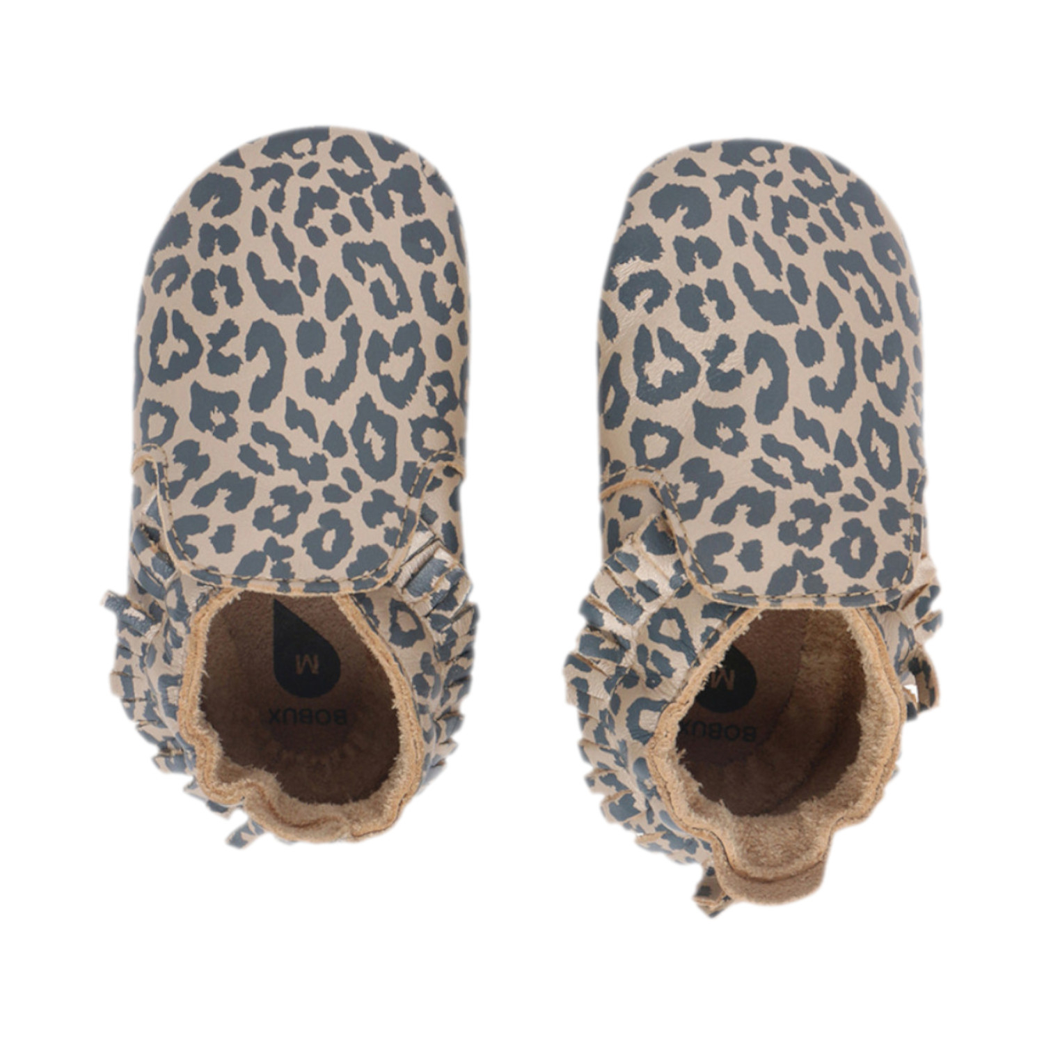 Bobux Soft Soles Slofjes Leopard Gold Mt. M