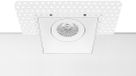 Pragmi Nivas Pro Spot Armatuur GU10 - Spot encastrable - Carré - Blanc - Aluminium - Sans cadre - Inclinable - 150mm