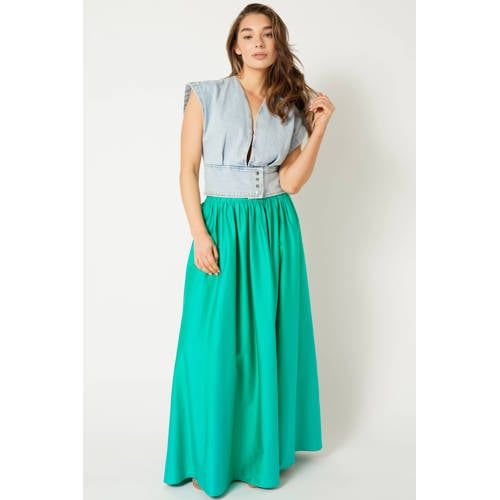 Est'seven maxi rok groen