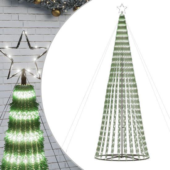 vidaXL LED-kerstboom 300 cm Koudwit