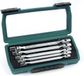 Brüder Mannesmann Dubbele kniesleutelset 5-delig 19821
