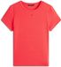 Tommy Jeans T-shirt Tjw Slim Essential Rib Ss Ext Dw0dw17383 Rouge Femme Taille XS