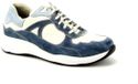 Durea 6283 wijdte H Sneakers Blauw Leer Veters
