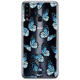 ERT GROUP mobiel telefoonhoesje voor Samsung A20S origineel en officieel erkend Babaco patroon Butterflies 002 optimaal aangepast aan de vorm van de mobiele telefoon, gedeeltelijk bedrukt
