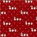 Creativ Company Inpakpapier, rood, Scandinavische kerstkabouter, B: 50 cm, 80 gr, 100 m/1 rol