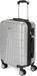 BRUBAKER Bagage cabine Rigide Koffer Miami - Uitbreidbare Reiskoffer met cijferslot, 4 Wielen en Comfortabele Handgrepen - 37 x 56 x 24,5 cm ABS Trolley Koffer (M - Zilver)