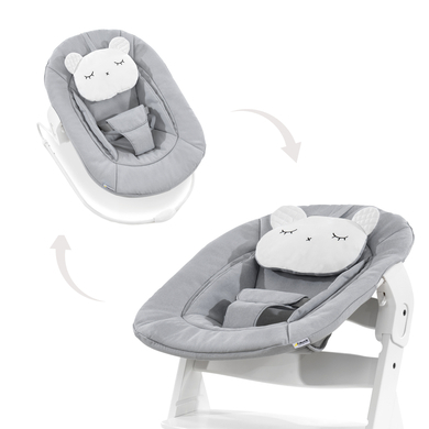 Hauck Hauck wipstoeltje Alpha Bouncer 2in1 Pastel Bear Light Grey