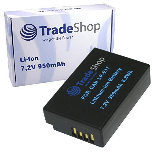 Trade Shop Li-Ion batterij 950mAh compatibel met Canon LP-E17 EOS 200D 750D 760D 77D 8000D 800D