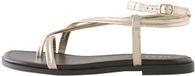 Next - Dames - Forever Comfort® sandalen met kruisbandjes - Metallic