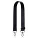 Allzedream brede portemonnee, riem vervanging crossbody schoudertas verstelbaar, zwart, M, modern