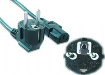 Gembird PC-186-VDE Power Cord - 1.8m - Black