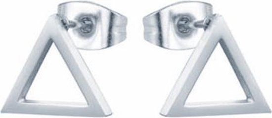 Cilla Jewels Stud oorbellen Edelstaal Triangle